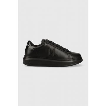 Karl Lagerfeld sneakers din piele KAPRI MENS culoarea negru, KL52515A