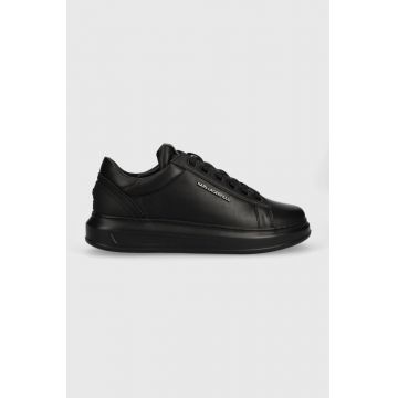 Karl Lagerfeld sneakers din piele KAPRI MENS culoarea negru, KL52575