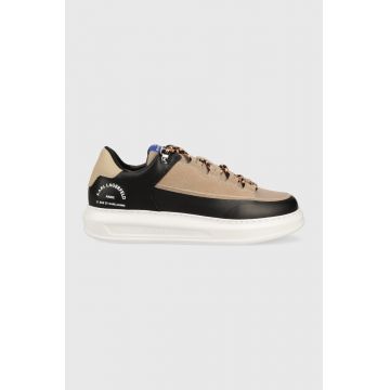 Karl Lagerfeld sneakers KAPRI MENS culoarea bej, KL52580