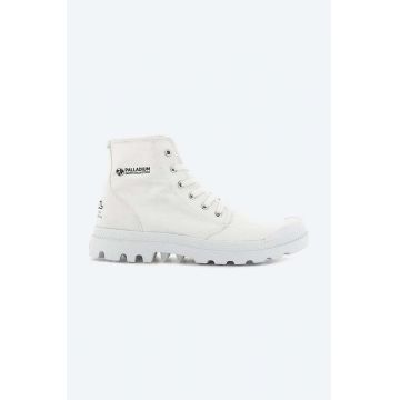 Palladium tenisi PAMPA HI ORGANIC II culoarea alb
