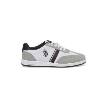 Pantofi sport cu garnituri de piele intoarsa ecologica