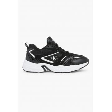 Pantofi sport cu insertii de piele intoarsa