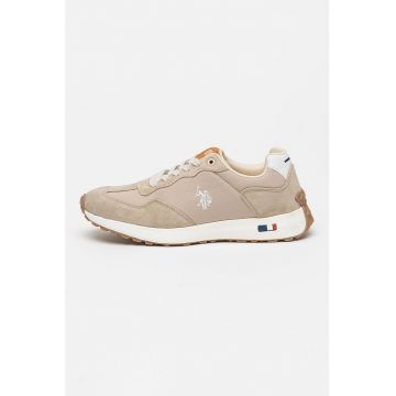 Pantofi sport cu insertii de piele intoarsa Cooper