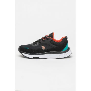 Pantofi sport cu insertii sintetice