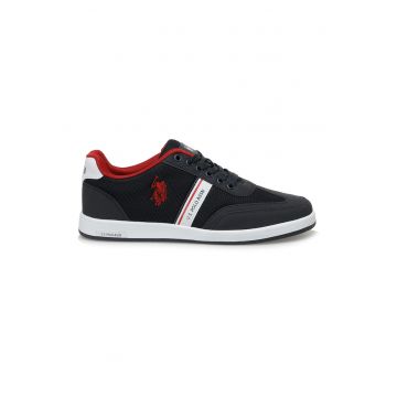 Pantofi sport de piele ecologica si material textil