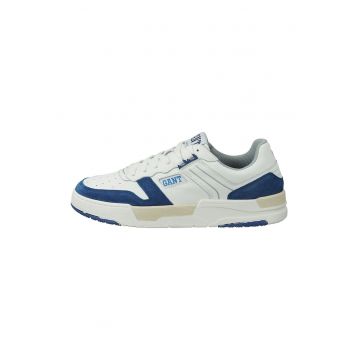 Pantofi sport din piele cu garnituri din piele intoarsa