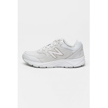 Pantofi sport din piele intoarsa si material textil 840