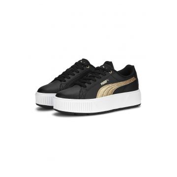 Pantofi sport flatform din piele ecologica Karmen Space