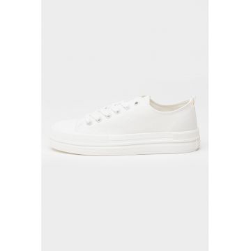 Pantofi sport low-cut din panza