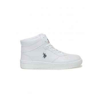 Pantofi sport mid-high de piele ecologica