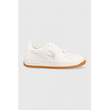 Tommy Jeans sneakers culoarea alb, EN0EN02347