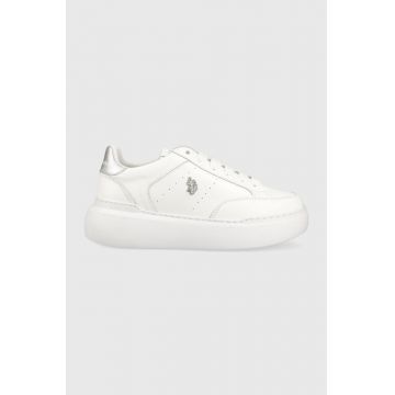 U.S. Polo Assn. sneakers din piele ARTIDE culoarea alb, ARTIDE001D