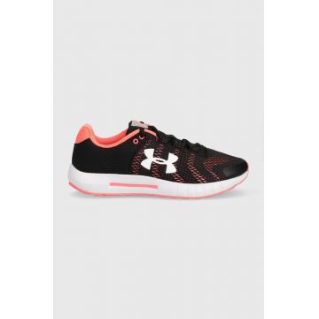 Under Armour pantofi de alergat Micro G Pursuit BP culoarea negru, cu toc plat, 3021969 3021969-601