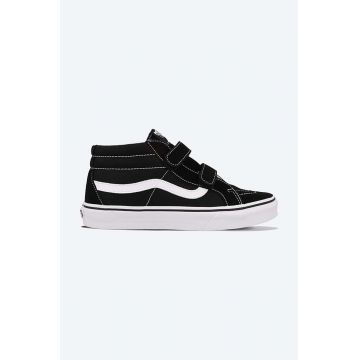 Vans tenisi SK8-Mid Reissue femei, culoarea negru