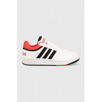 adidas Originals sneakers pentru copii HOOPS 3. K culoarea alb