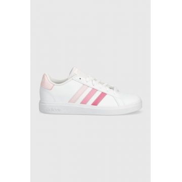 adidas sneakers pentru copii GRAND COURT 2.0 K culoarea alb