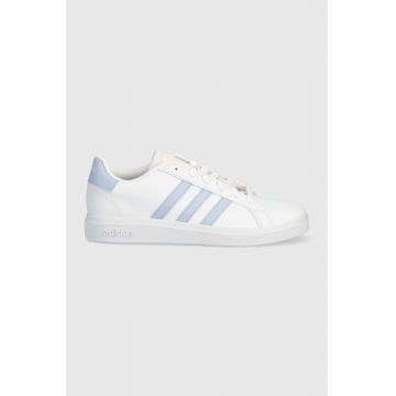 adidas sneakers pentru copii GRAND COURT 2.0 K culoarea alb