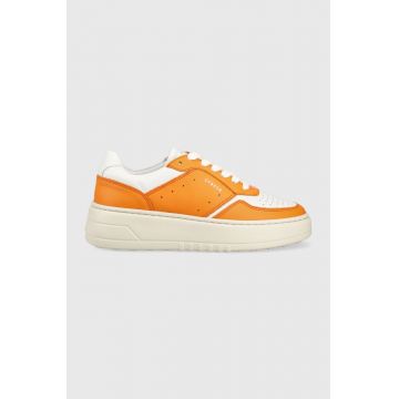 Copenhagen sneakers din piele culoarea portocaliu, CPH1 vitello