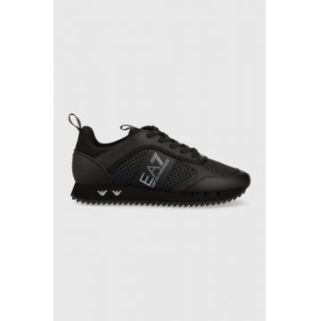 EA7 Emporio Armani sneakers culoarea negru, X8X027 XK050 S858