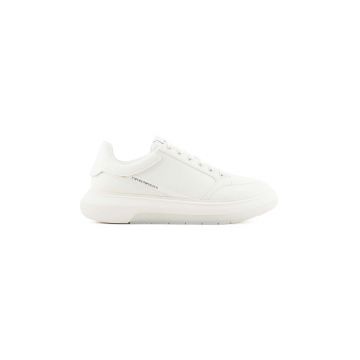 Emporio Armani sneakers din piele culoarea alb, X4X633 XM964 M801