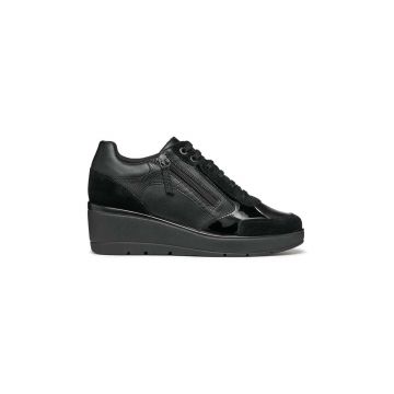 Geox sneakers din piele D ILDE C culoarea negru, D36RAC 05422 C9999