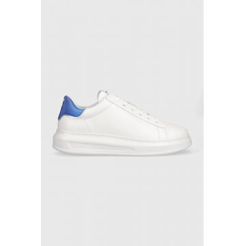 Karl Lagerfeld sneakers din piele KAPRI MENS NFT culoarea alb, KL52573