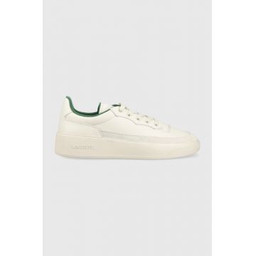 Lacoste sneakers din piele G80 Club Leather Tonal Trainers culoarea bej, 45SMA0028