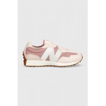 New Balance sneakers pentru copii GS327MG culoarea roz