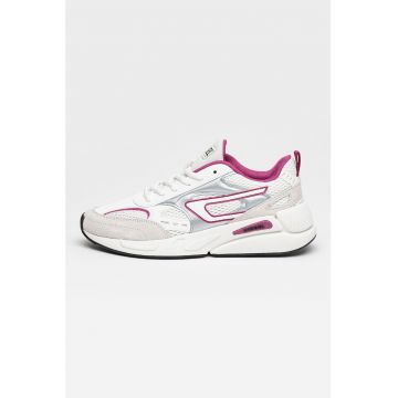 Pantofi sport cu garnituri de piele intoarsa ecologica Serendipity