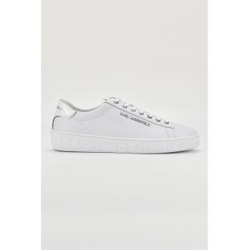Pantofi sport de piele cu aplicatie logo metalica Kupsole III