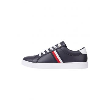 Pantofi sport de piele cu detalii logo