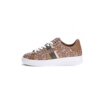 Pantofi sport de piele ecologica cu model