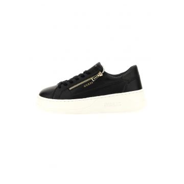 Pantofi sport de piele ecologica si piele
