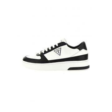 Pantofi sport de piele ecologica si piele