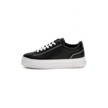 Pantofi sport flatform de piele ecologica Gianele