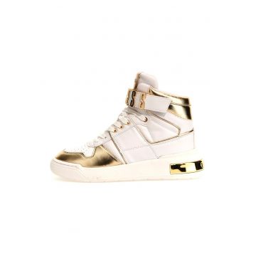 Pantofi sport high-top de piele ecologica Corten