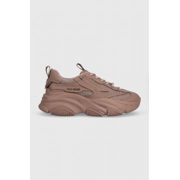 Steve Madden sneakers Possession-E culoarea maro, SM19000033