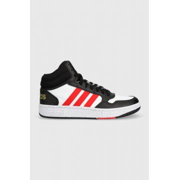 adidas Originals sneakers pentru copii HOOPS MID 3.0 K culoarea alb