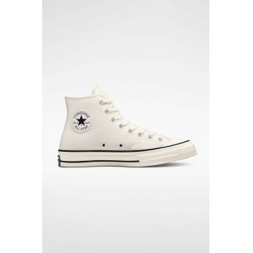 Converse tenisi Chuck 70 femei, culoarea alb, A04968C