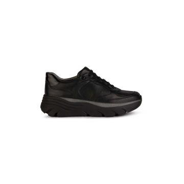 Geox sneakers din piele D DIAMANTA A culoarea negru, D35UFA 0LM02 C9999