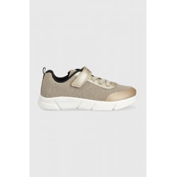 Geox sneakers pentru copii culoarea auriu