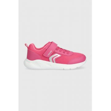 Geox sneakers pentru copii culoarea roz