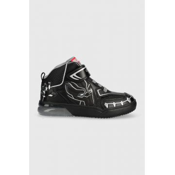 Geox sneakers pentru copii x Marvel culoarea negru