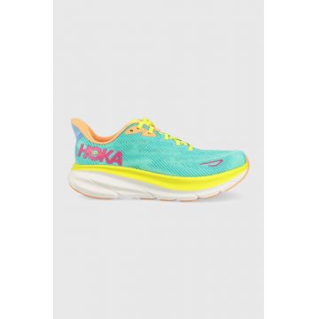 Hoka pantofi de alergat Clifton 9 culoarea turcoaz, 1127896 1127896-EBDB