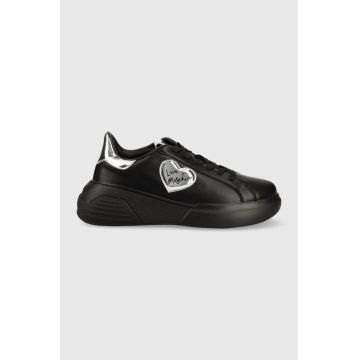 Love Moschino sneakers culoarea negru, JA15125G1HIA600B