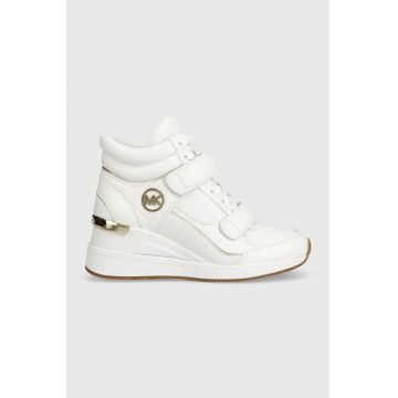 MICHAEL Michael Kors sneakers din piele Gentry culoarea alb, 43F3GYFE1L