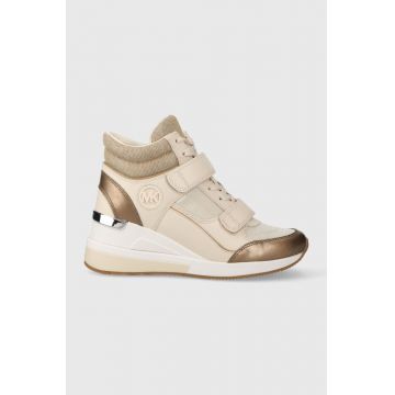 MICHAEL Michael Kors sneakers Gentry culoarea bej, 43F3GYFE4D