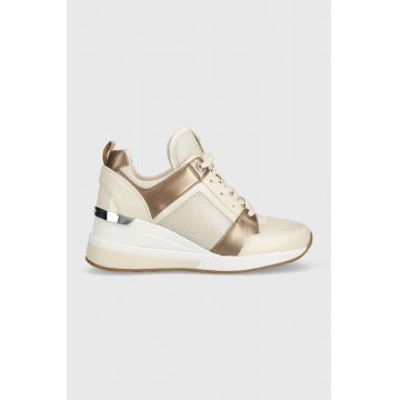 MICHAEL Michael Kors sneakers Georgie culoarea bej, 43F3GEFS3D