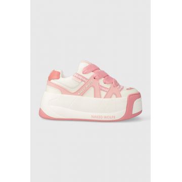 Naked Wolfe sneakers Slider culoarea roz