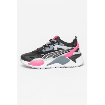 Pantofi sport cu model colorblock si garnituri de piele intoarsa RS-X Efekt Turbo